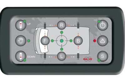 Ma-Ve automatisch waterpas stel systeem camper